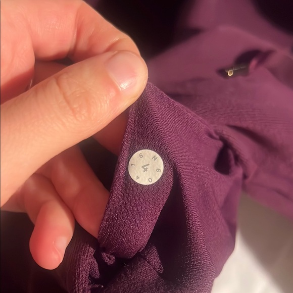 Lululemon Fleece Please Hoodie Dark Purple size 4 - Picture 8 of 11